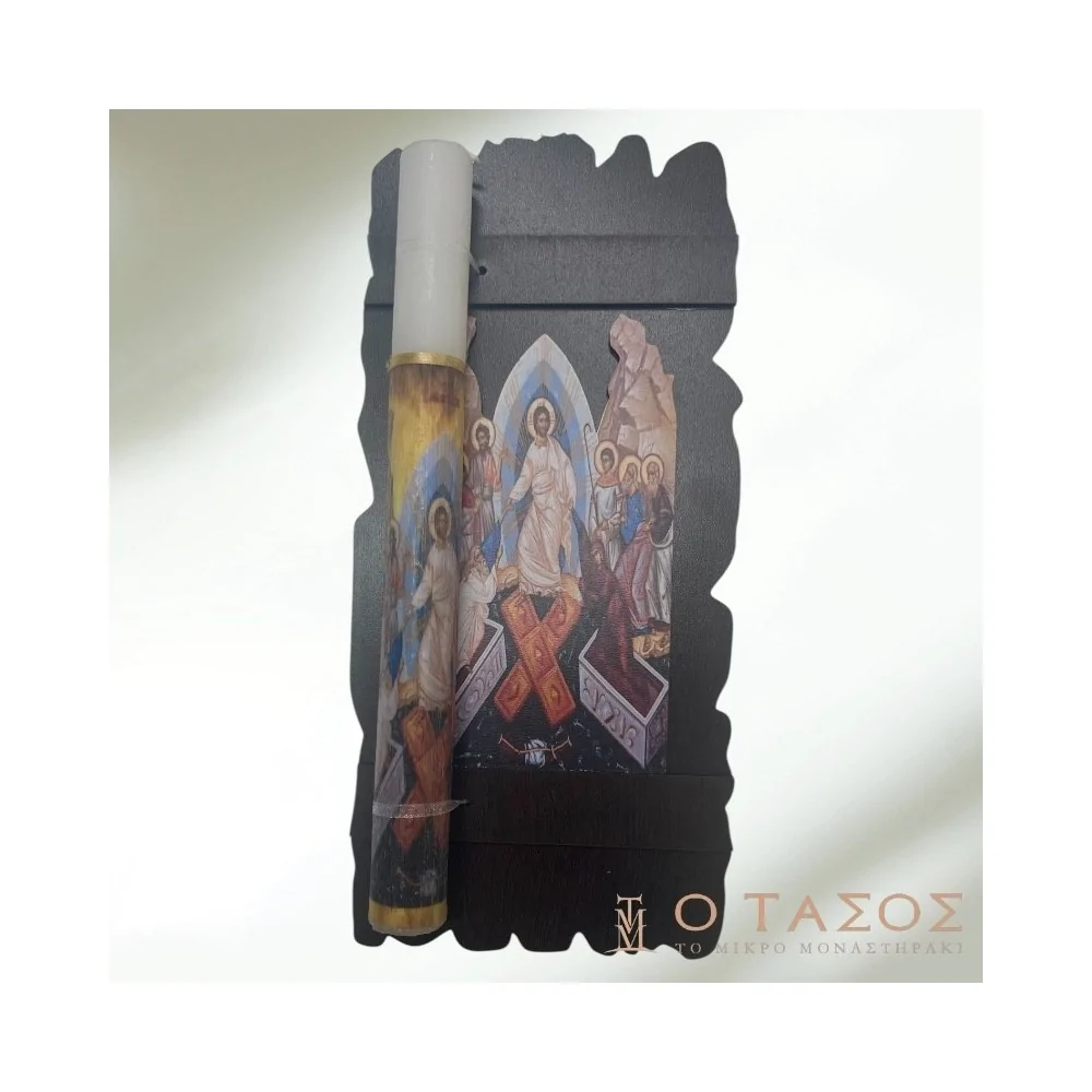 Χριστιανική Λαμπάδα με Εικόνα