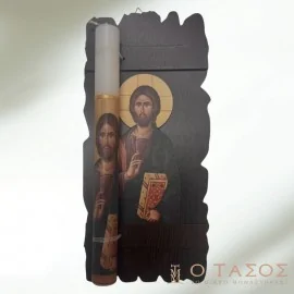 Χριστιανική Λαμπάδα με Εικόνα