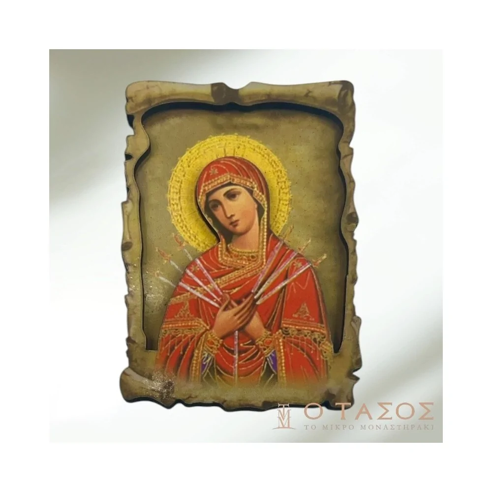 Εικόνα Μαγνητάκι 3D - Παναγία Επτάσπαθη