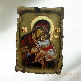 Εικόνα Μαγνητάκι 3D - Παναγία Χριστός