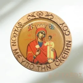 Παναγία Ρόδο το Αμάραντο Εικόνα Μαγνητάκι