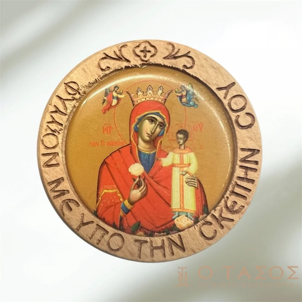 Παναγία Ρόδο το Αμάραντο Εικόνα Μαγνητάκι
