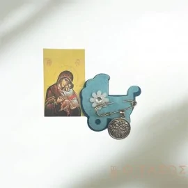 Φυλαχτό Κωνσταντινάτο Παιδικό με Προσευχή