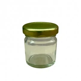 Βάζο Γυάλινο με Καπάκι 50ml