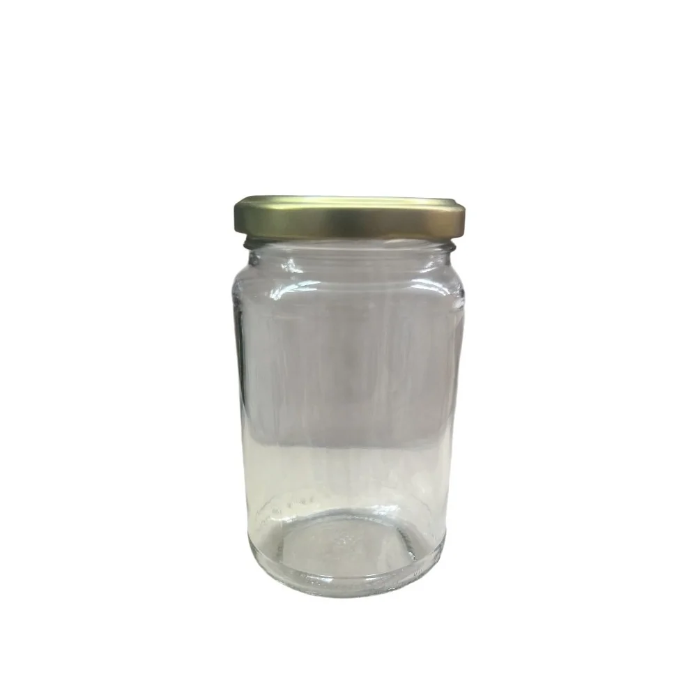 Βάζο Γυάλινο με Καπάκι 370ml