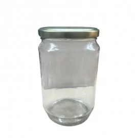 Βάζο Γυάλινο με Καπάκι 720ml