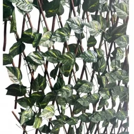 Φράχτης Ξύλινος με Φύλλα 1m x 3m