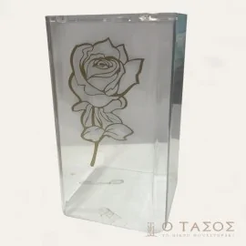 Προστατευτικό καντηλιού για Μνήμα Τετράγωνο με Σχέδιο