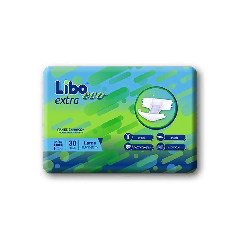 Πάνες Ακράτειας LIBO Extra Eco - Large (30 τμχ)