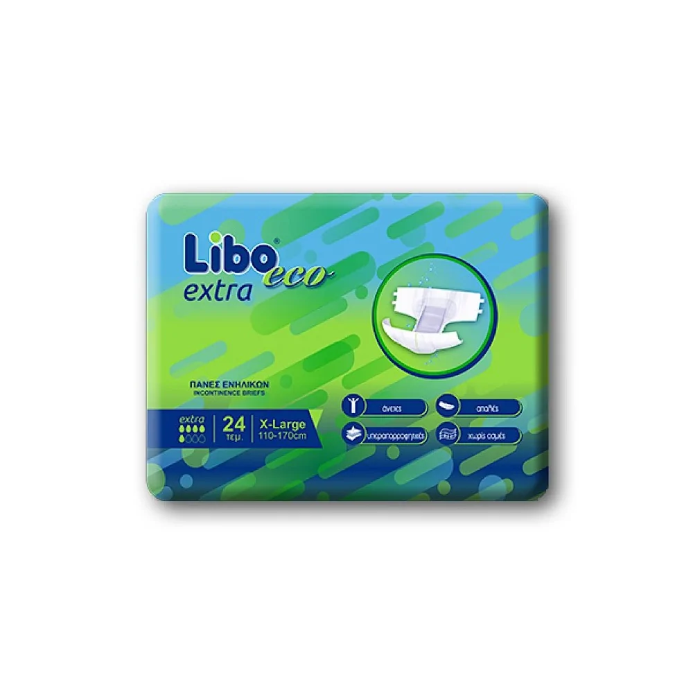 Πάνες Ακράτειας LIBO Extra Eco - X-Large (24 τμχ)