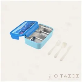 Παιδικό Φαγητοδοχείο 900ml , 2 Θήκες Με Κουτάλι