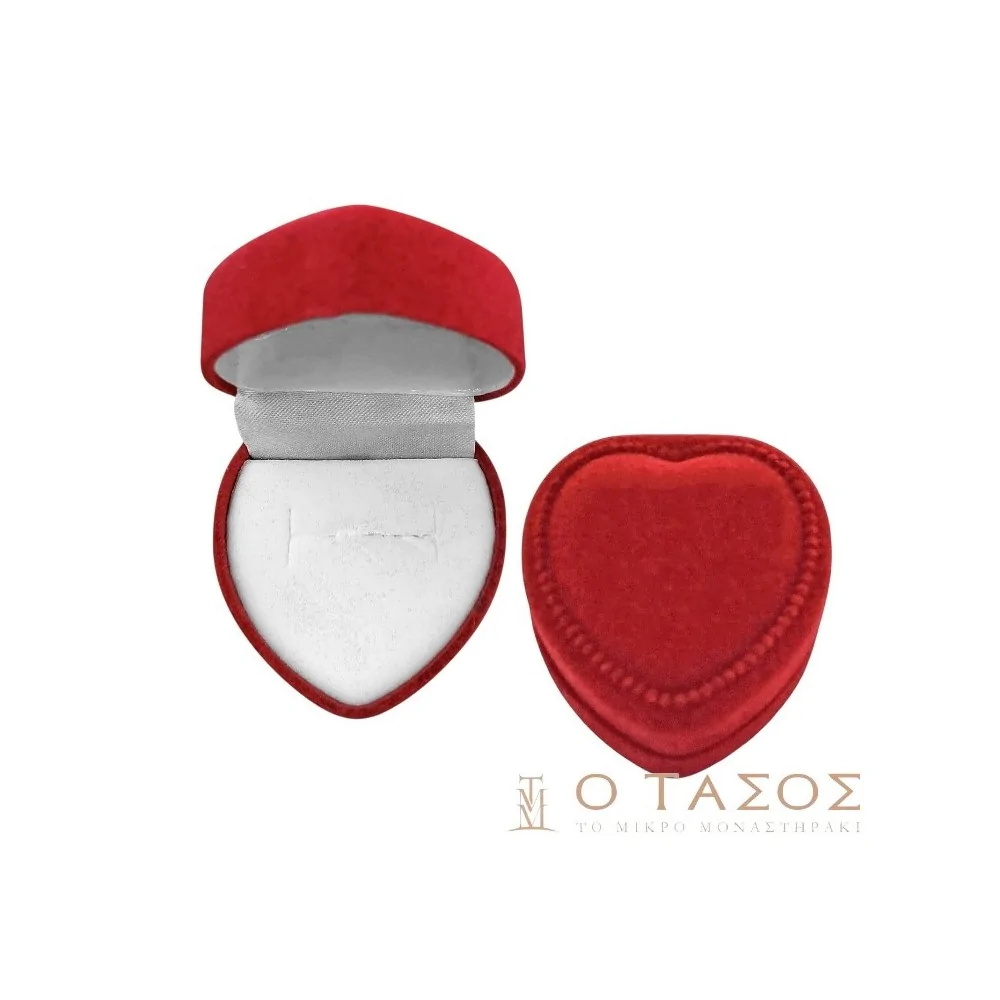 Κουτί Καρδιά για Δαχτυλίδι 4,5x4x3cm