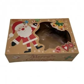 Χριστουγεννιάτικο Κουτί Χάρτινο με Παράθυρο