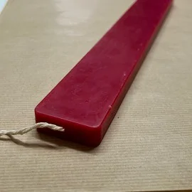 Λαμπάδα Μπορντώ Πλακέ Λεία 30 εκ.