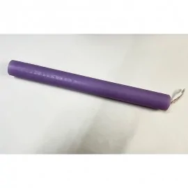 Λαμπάδα Στρογγυλή Λεία Λιλά 30 εκ.