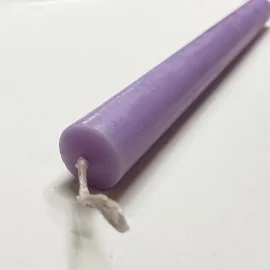 Λαμπάδα Στρογγυλή Λεία Λιλά 30 εκ.