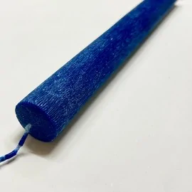 Λαμπάδα Στρογγυλή Ξυστή Μπλε Σκούρο 30 εκ.