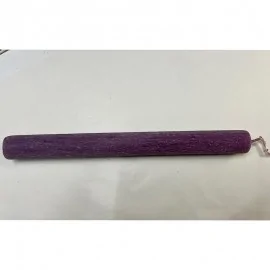 Λαμπάδα Ξυστή Στρογγυλή Μωβ 30 εκ.