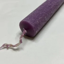 Λαμπάδα Ξυστή Στρογγυλή Μωβ 30 εκ.