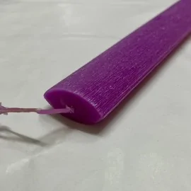 Λαμπάδα Οβάλ Ξυστή Φούξια 30 εκ.