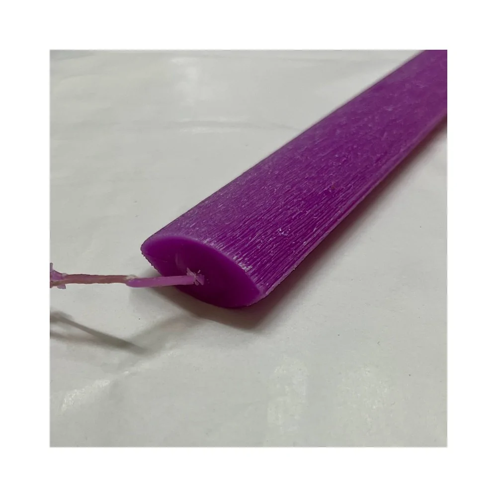 Λαμπάδα Οβάλ Ξυστή Φούξια 30 εκ.