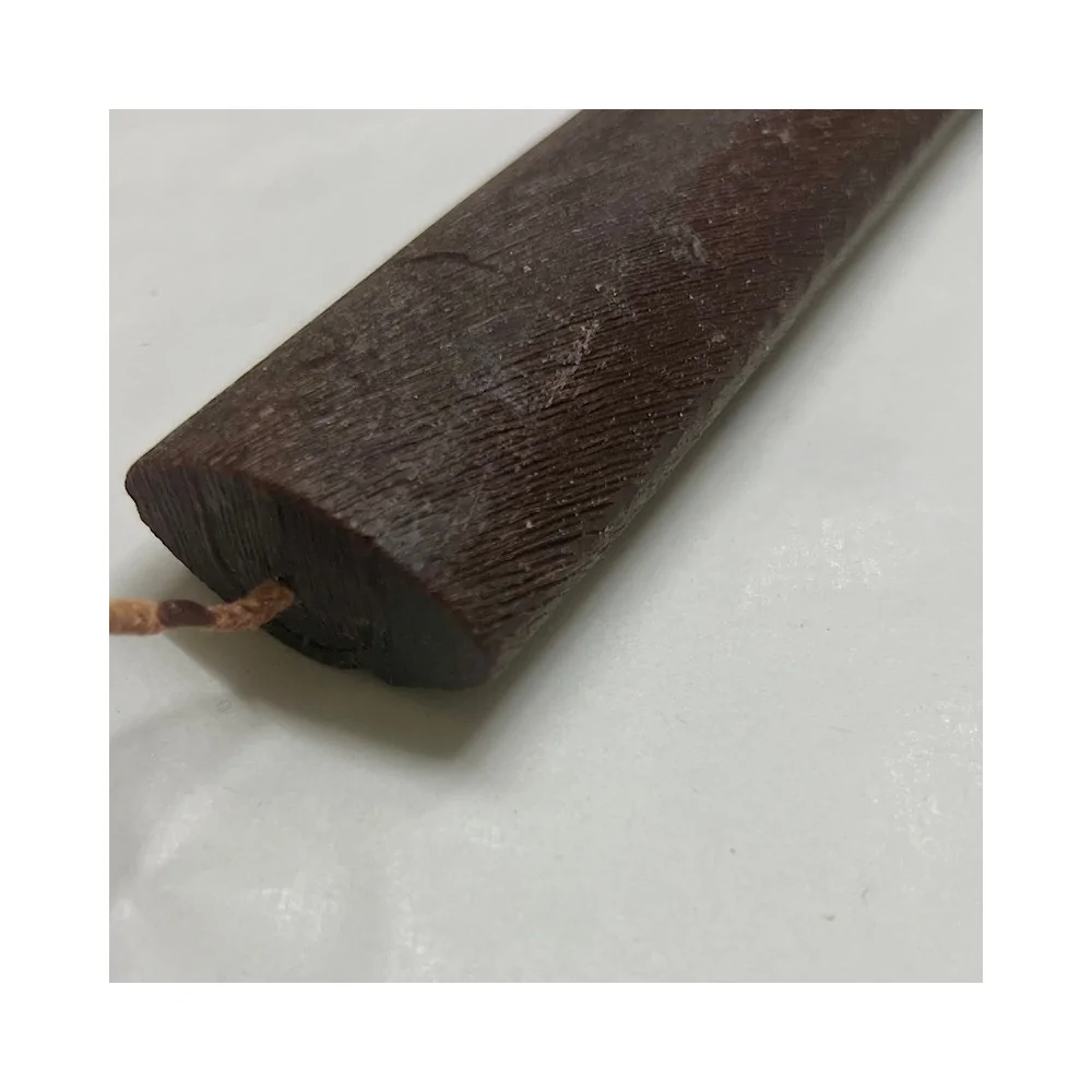 Λαμπάδα Οβάλ Ξυστή Καφέ 22 εκ.