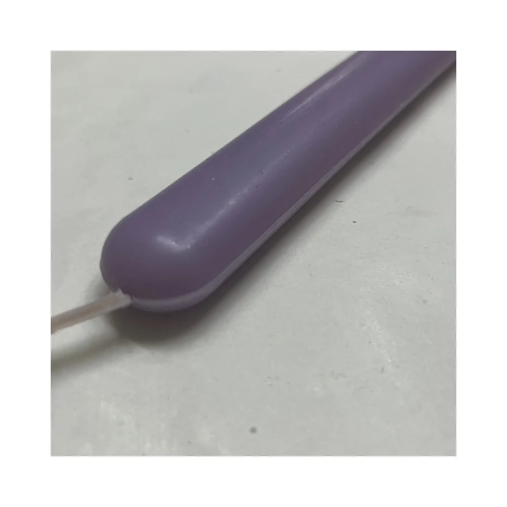 Λαμπάδα Οβάλ Λεπτή Λεία Λιλά 33 εκ.