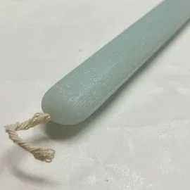 Λαμπάδα Οβάλ Λεπτή Ξυστή Θαλασσί 33 εκ.