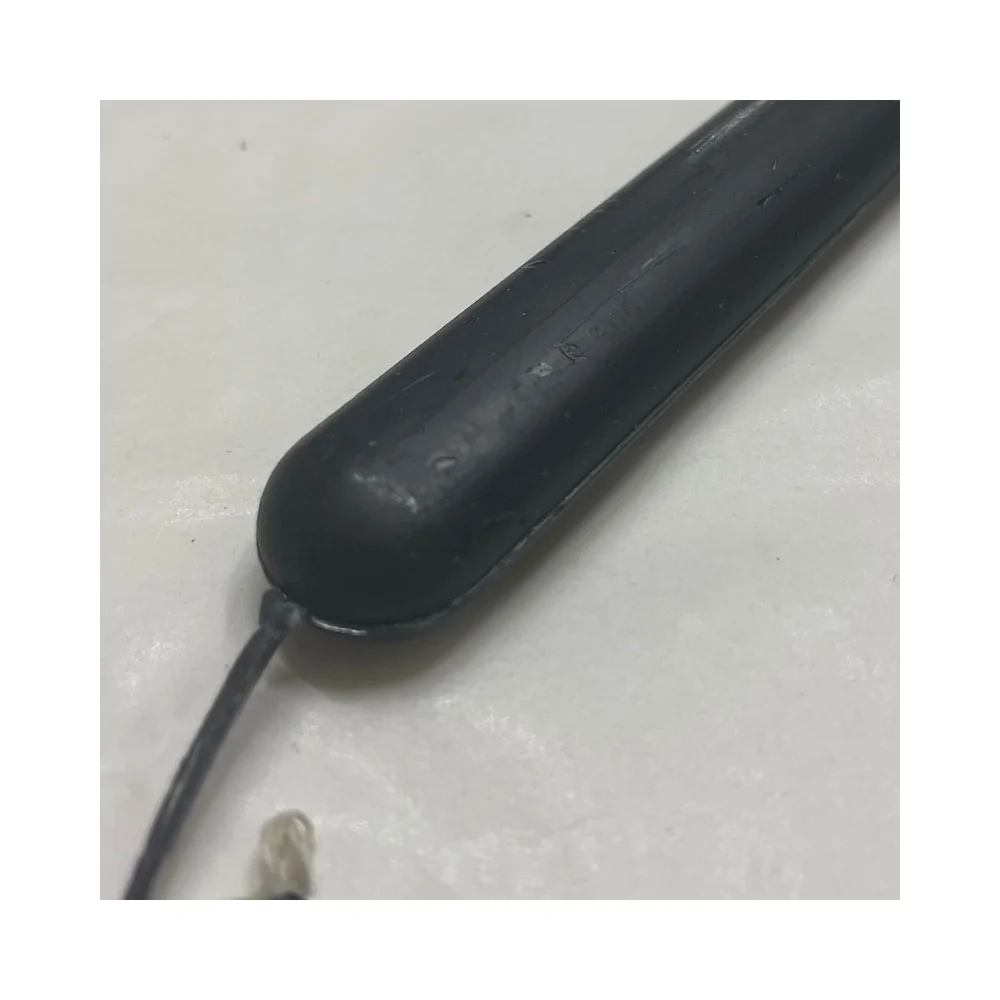 Λαμπάδα Οβάλ Λεπτή Λεία Μαύρο 33 εκ.