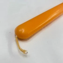 Λαμπάδα Οβάλ Λεία Πορτοκαλί 30 εκ.