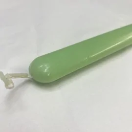 Λαμπάδα Οβάλ Λεία Πράσινη 30 εκ.