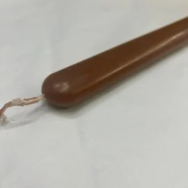 Λαμπάδα Οβάλ Λεία Καφέ 30 εκ.