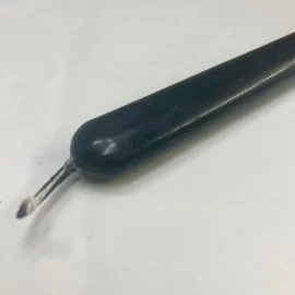 Λαμπάδα Οβάλ Λεία Μαύρη 30 εκ.