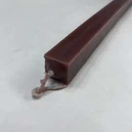 Λαμπάδα Τετράγωνη Λεία Καφέ 30 εκ.