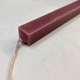 Λαμπάδα Τετράγωνη Λεία Σ. Μήλο 30 εκ.