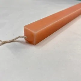 Λαμπάδα Τετράγωνη Λεία Σομόν 30 εκ.