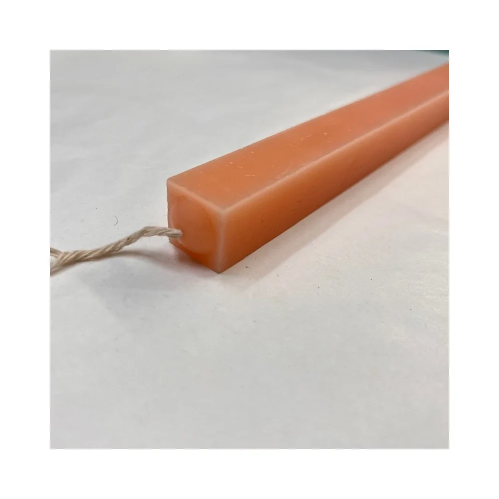 Λαμπάδα Τετράγωνη Λεία Σομόν 30 εκ.