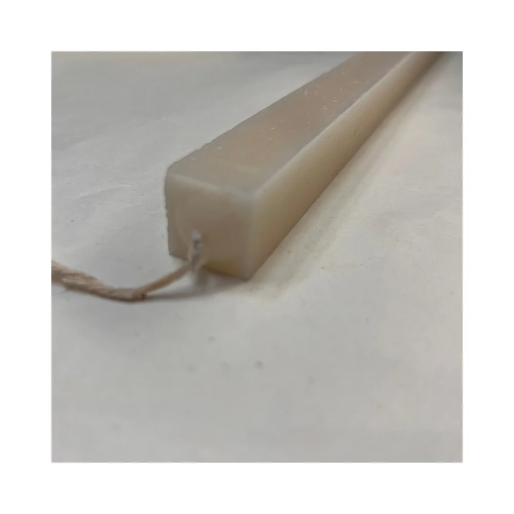 Λαμπάδα Τετράγωνη Λεία Εκρού 30 εκ