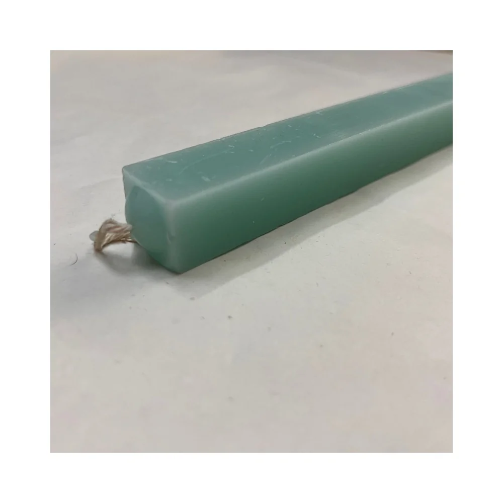 Λαμπάδα Τετράγωνη Λεία Πετρόλ 30 εκ