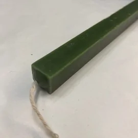 Λαμπάδα Τετράγωνη Λεία Σ. Πράσινο 30 εκ.