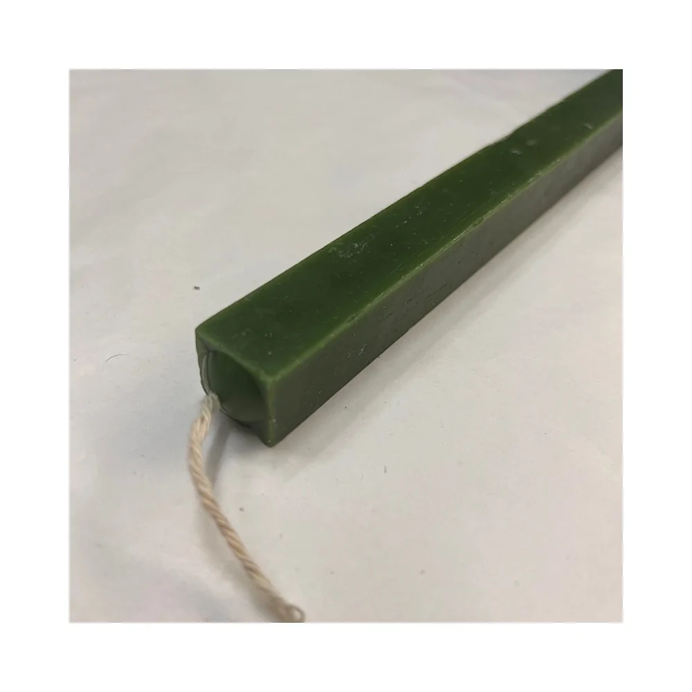 Λαμπάδα Τετράγωνη Λεία Σ. Πράσινο 30 εκ.