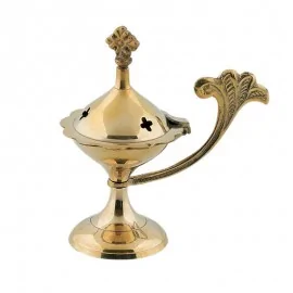 Θυμιατό Μπρούτζινο Λείο 12εκ.