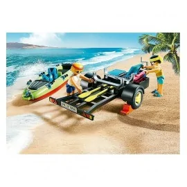 Playmobil 70436 Αυτοκίνητο με ανοιχτή οροφή και κανό