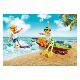 Playmobil 70436 Αυτοκίνητο με ανοιχτή οροφή και κανό