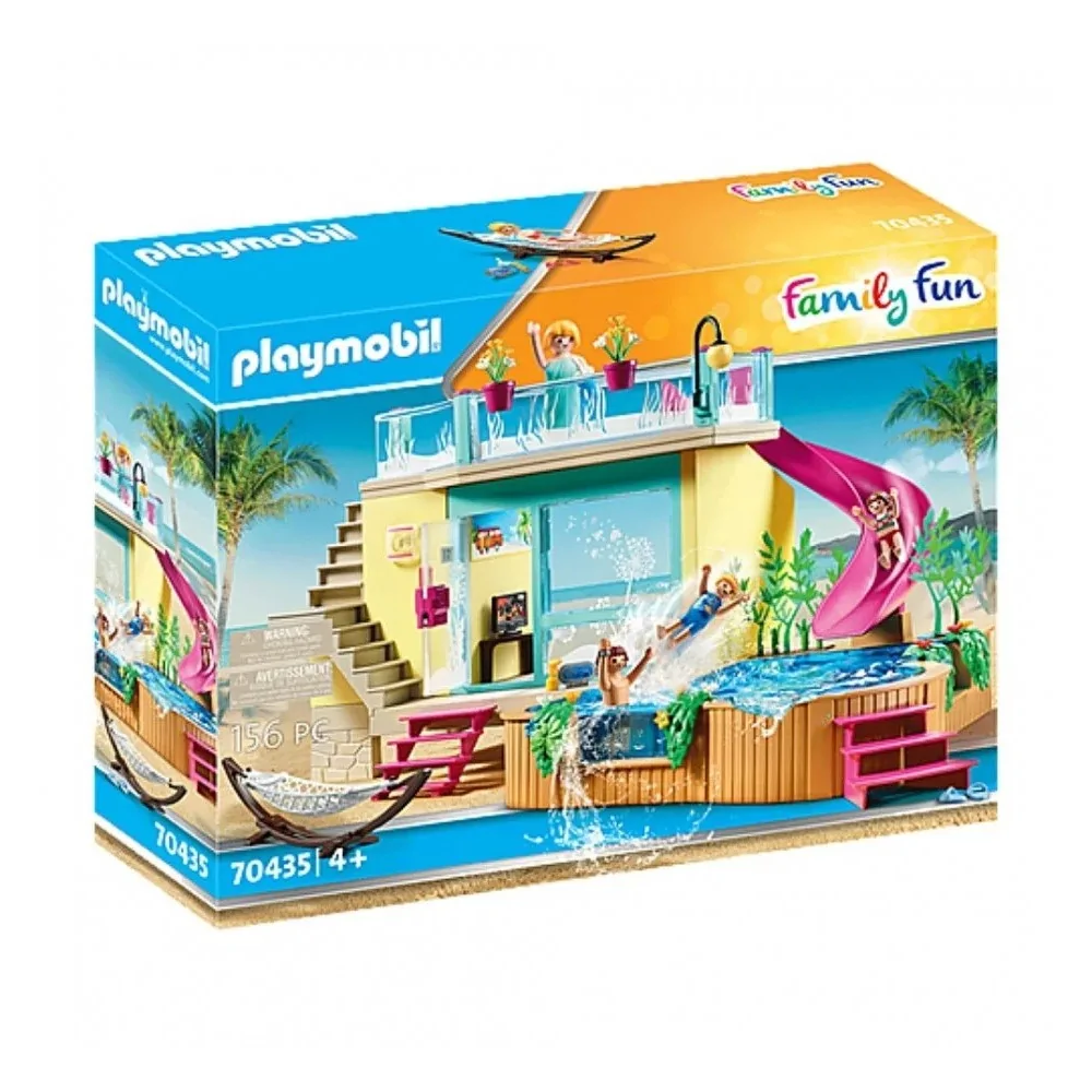 Playmobil 70435 Μπανγκαλόου με πισίνα