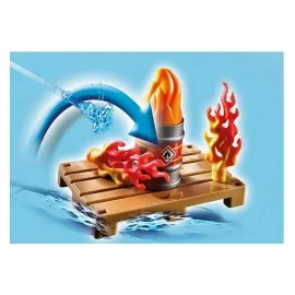 Playmobil 70335 Πυροσβεστικό σκάφος και ελικόπτερο
