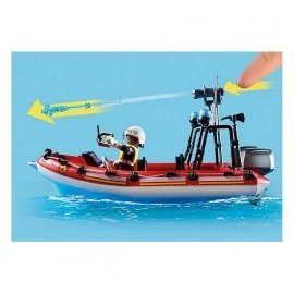 Playmobil 70335 Πυροσβεστικό σκάφος και ελικόπτερο