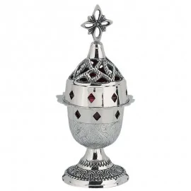 Καντήλι Επινικελωμένο Σκαλιστό