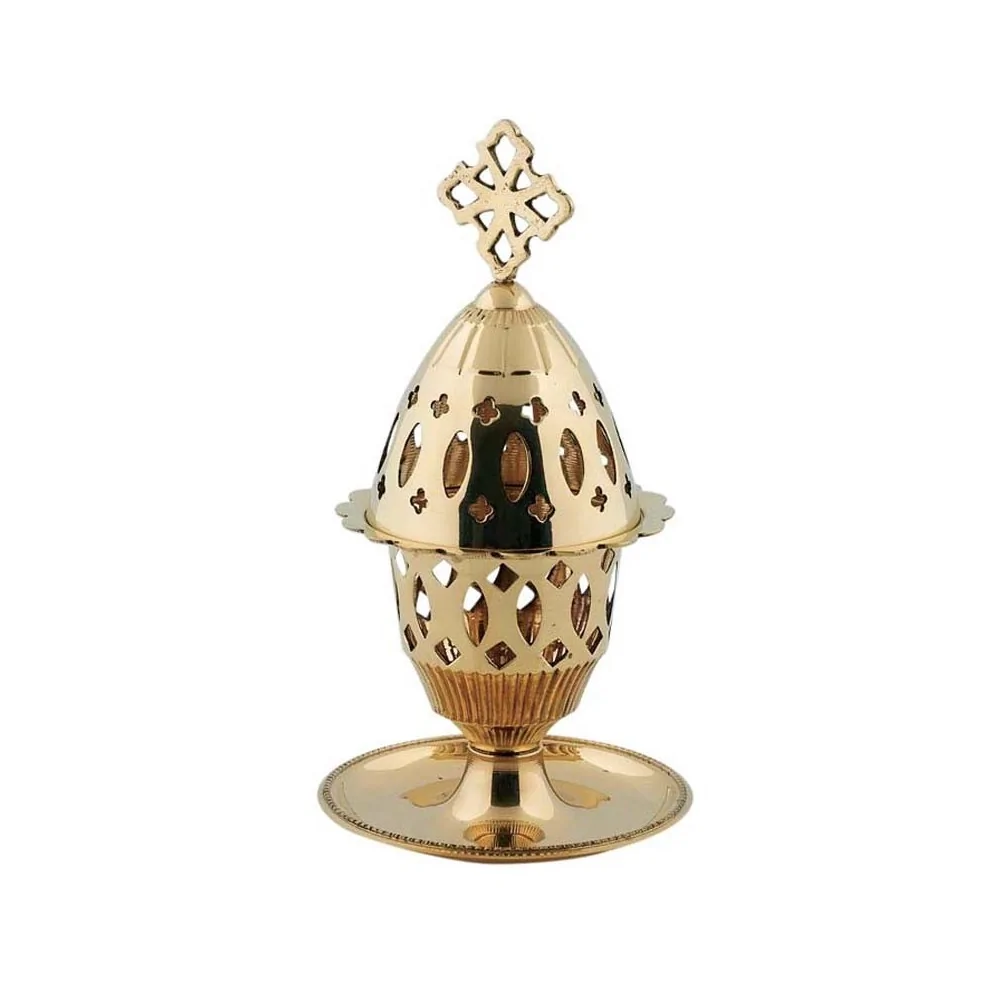 Καντήλι Μπρούτζινο Με Πιατάκι