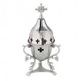 Καντήλι Επινικελωμένο Σκαλιστό